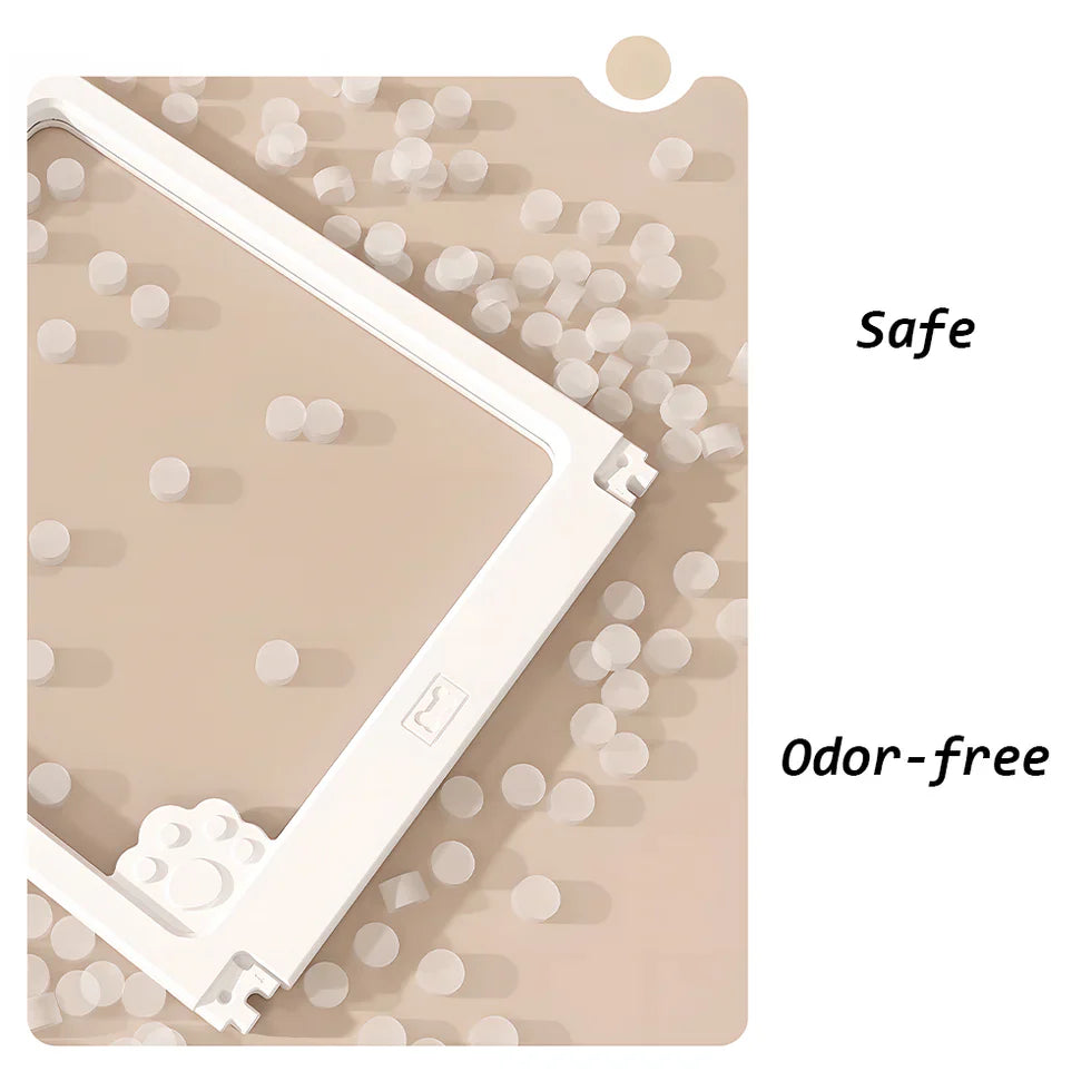 Livara HDPE Pet Playpen - Indoor & Outdoor, Tool-Free Assembly, Anti-Tip Design