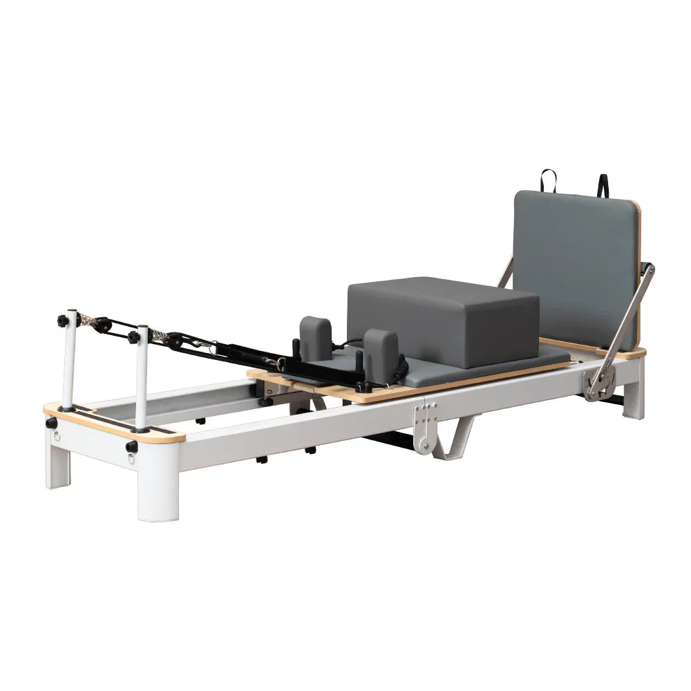 Livara Lightweight Aluminium Pilates Reformer - Small-Space Training, 6-Spring System