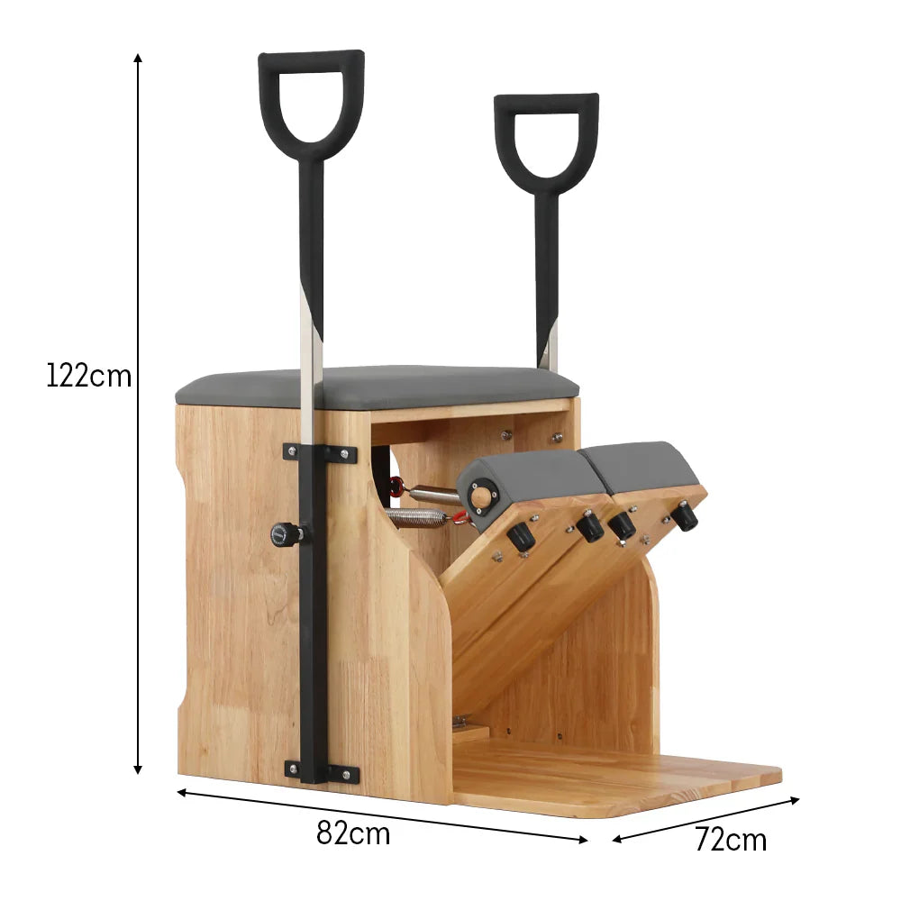 Livara Pilates Studio Combo Set - Full Studio Setup, 5-Piece Rubberwood