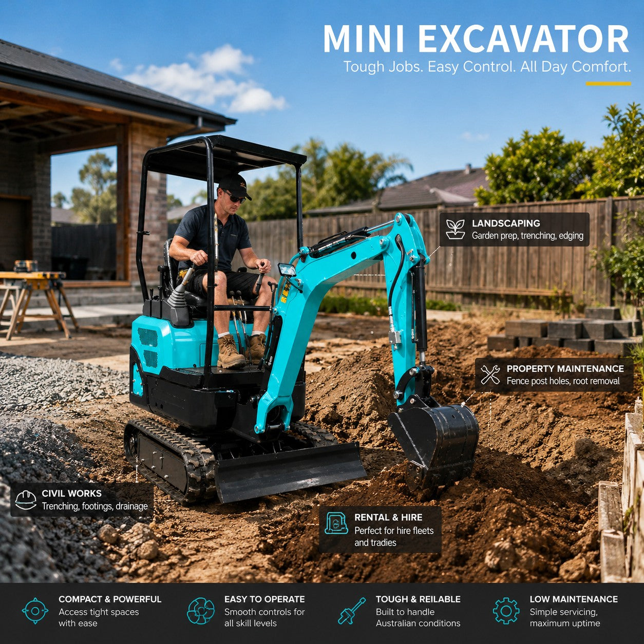 OULIDE SL15-6 Mini Excavator