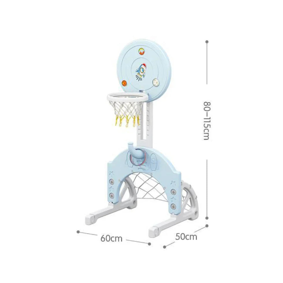 Livara HDPE 6-in-1 Outdoor Playground - Backyard Fun, Slide & Swing, Story Machine