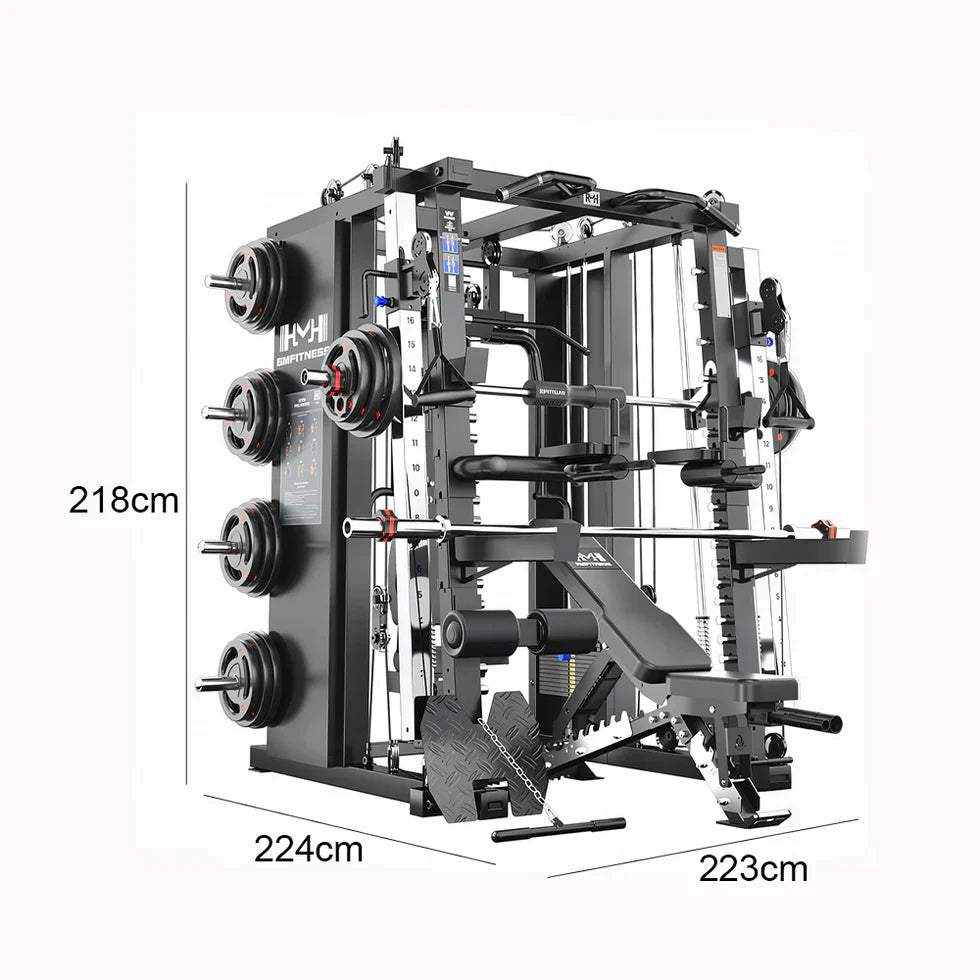 Livara Premium Steel Functional Trainer - Strength Training, 150kg Weight Stack