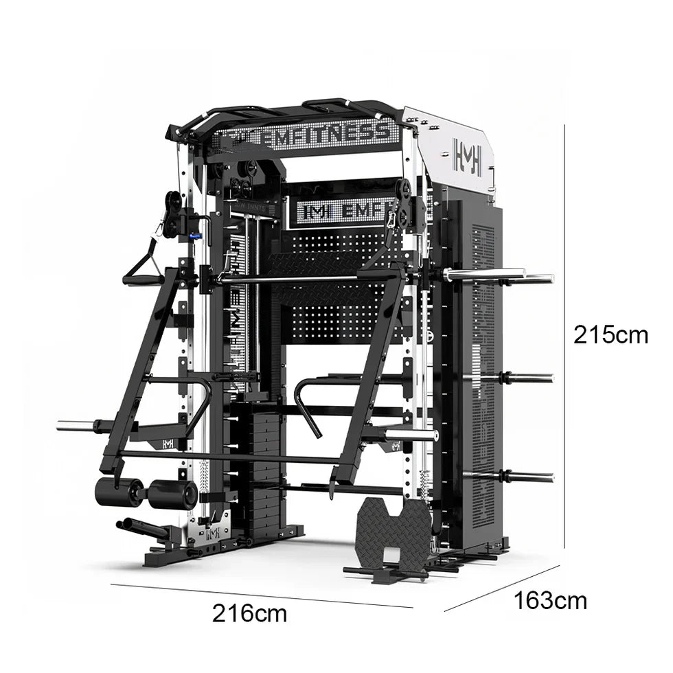Livara Commercial Steel Functional Trainer - Strength Training, Dual 100kg Weight Stacks