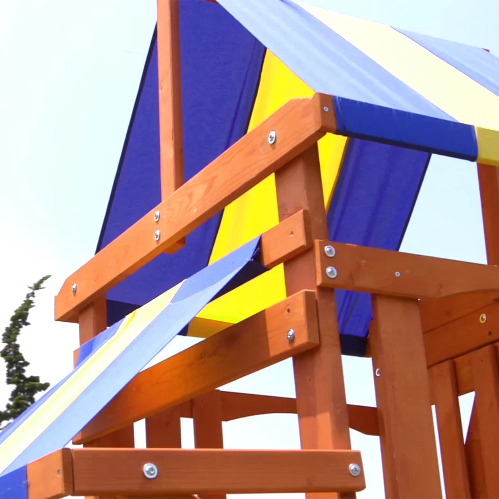 Livara Heavy-Duty Outdoor Playground - Backyard Fun, Slide & Swings, Climbing Ladder