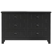 Livara Particle Board Storage Cabinet - Apartment Living, 6 Drawers, Reinforced Hardware