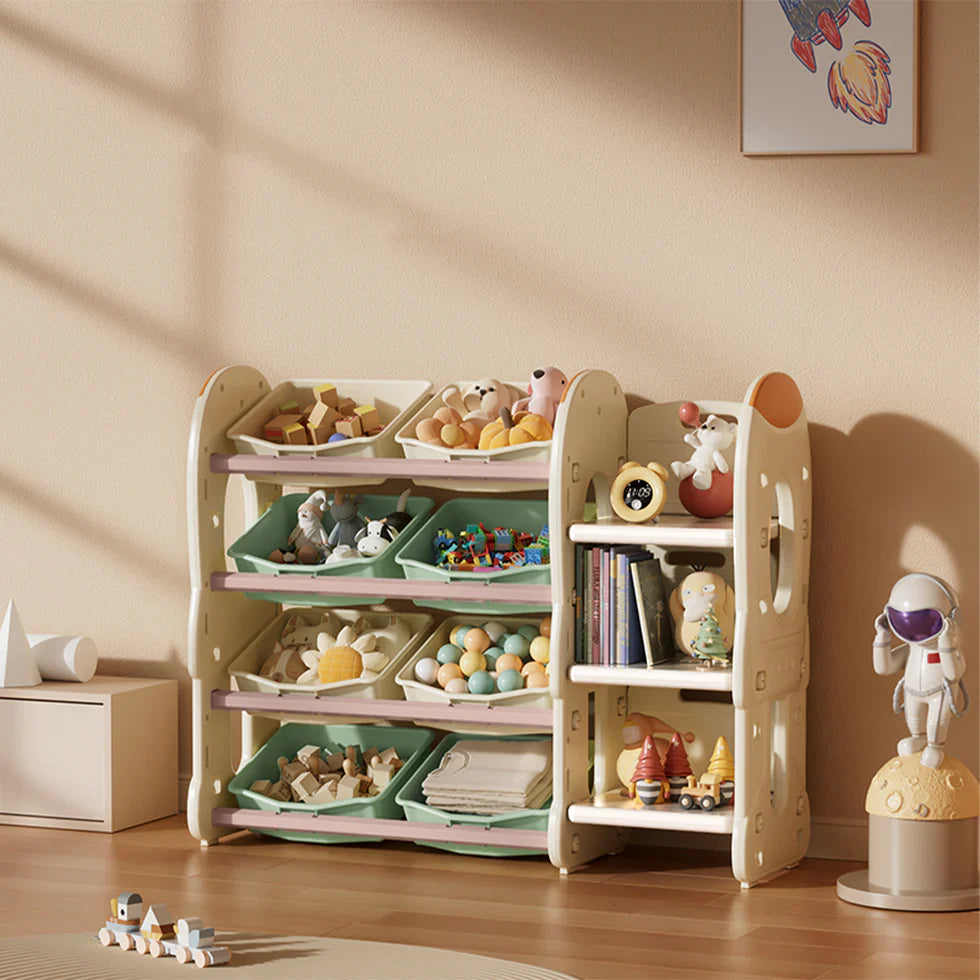 Livara Multi-Layer Toy Storage Chest - Indoor Play, Rounded Corners, Compact Design