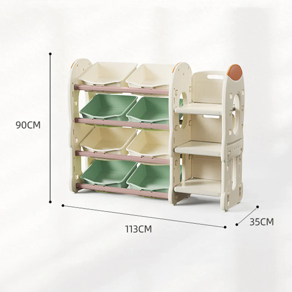 Livara Multi-Layer Toy Storage Chest - Indoor Play, Rounded Corners, Compact Design