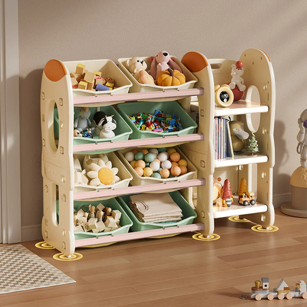 Livara Multi-Layer Toy Storage Chest - Indoor Play, Rounded Corners, Compact Design