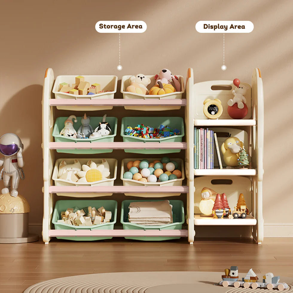 Livara Multi-Layer Toy Storage Chest - Indoor Play, Rounded Corners, Compact Design