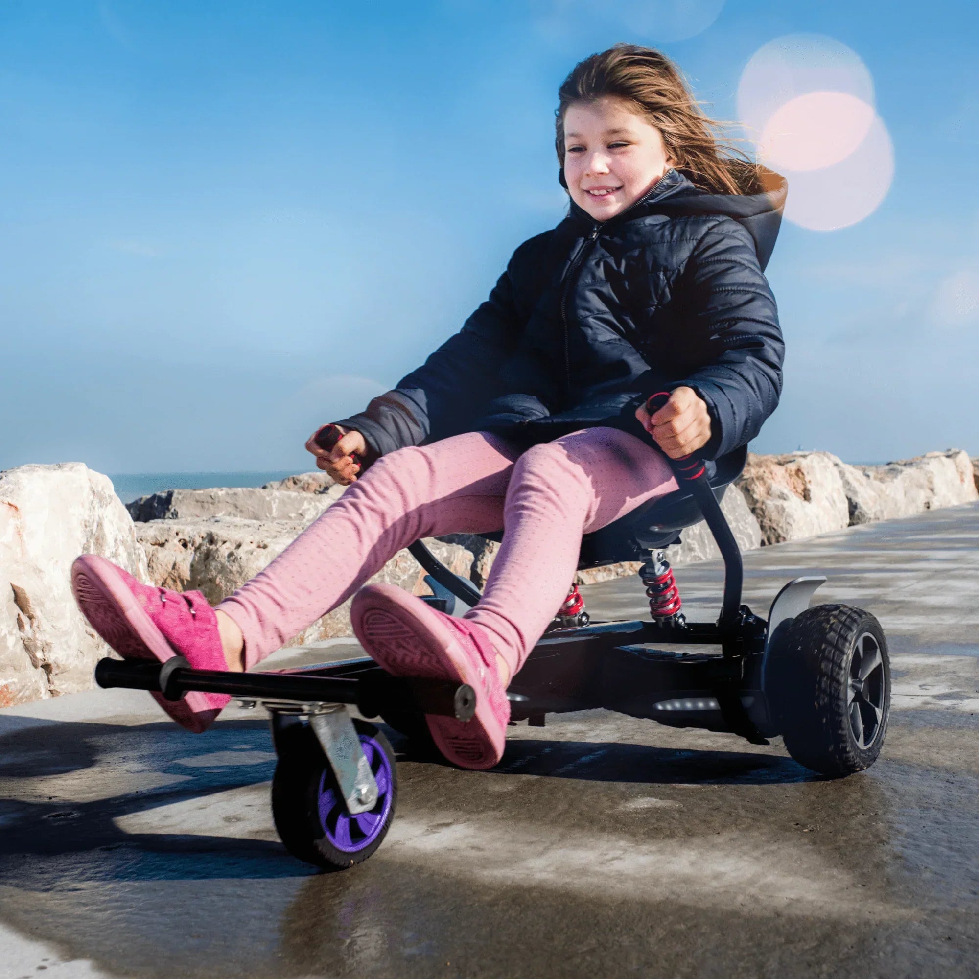 Elektra Universal Hoverkart Conversion Kit - Kids & Beginners, Fits 6/8/10-inch