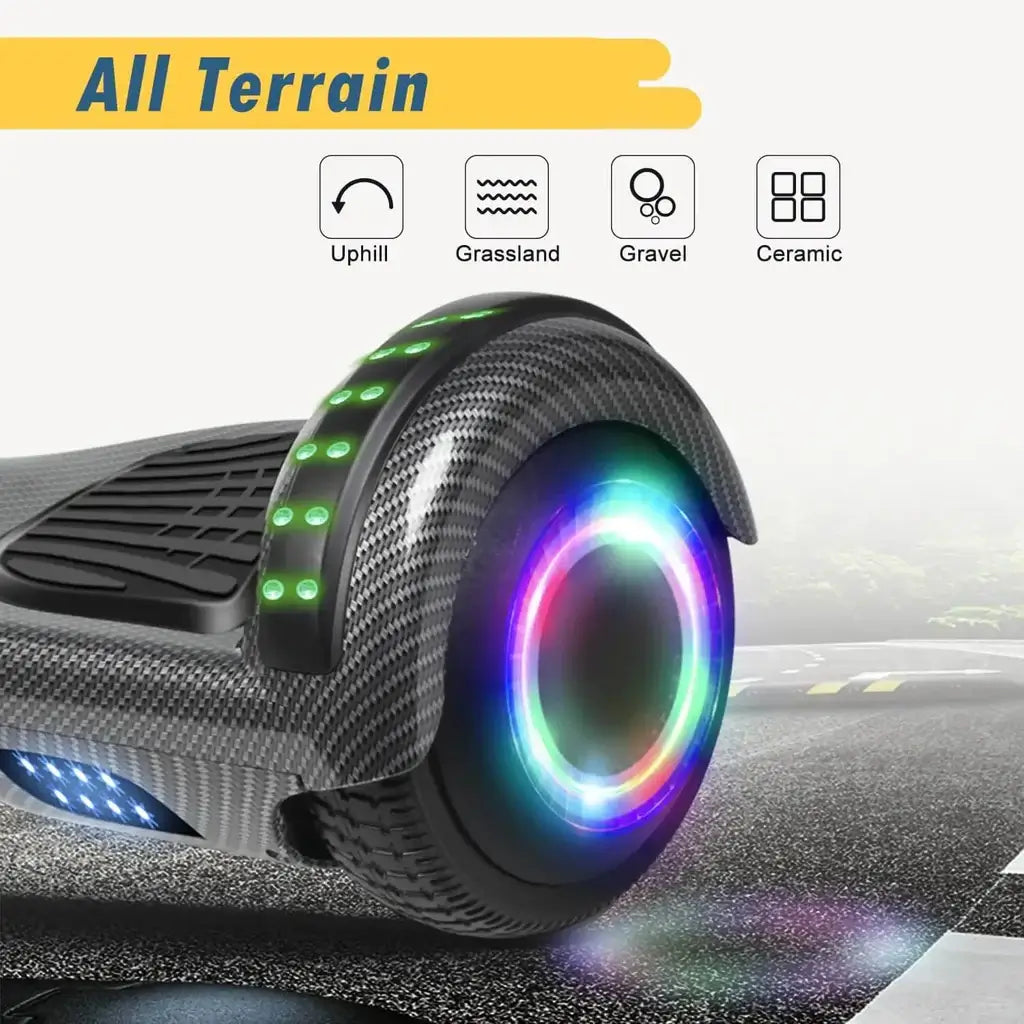 Elektra Self-Balancing Hoverboard - Family Fun, 16km/h with Bluetooth