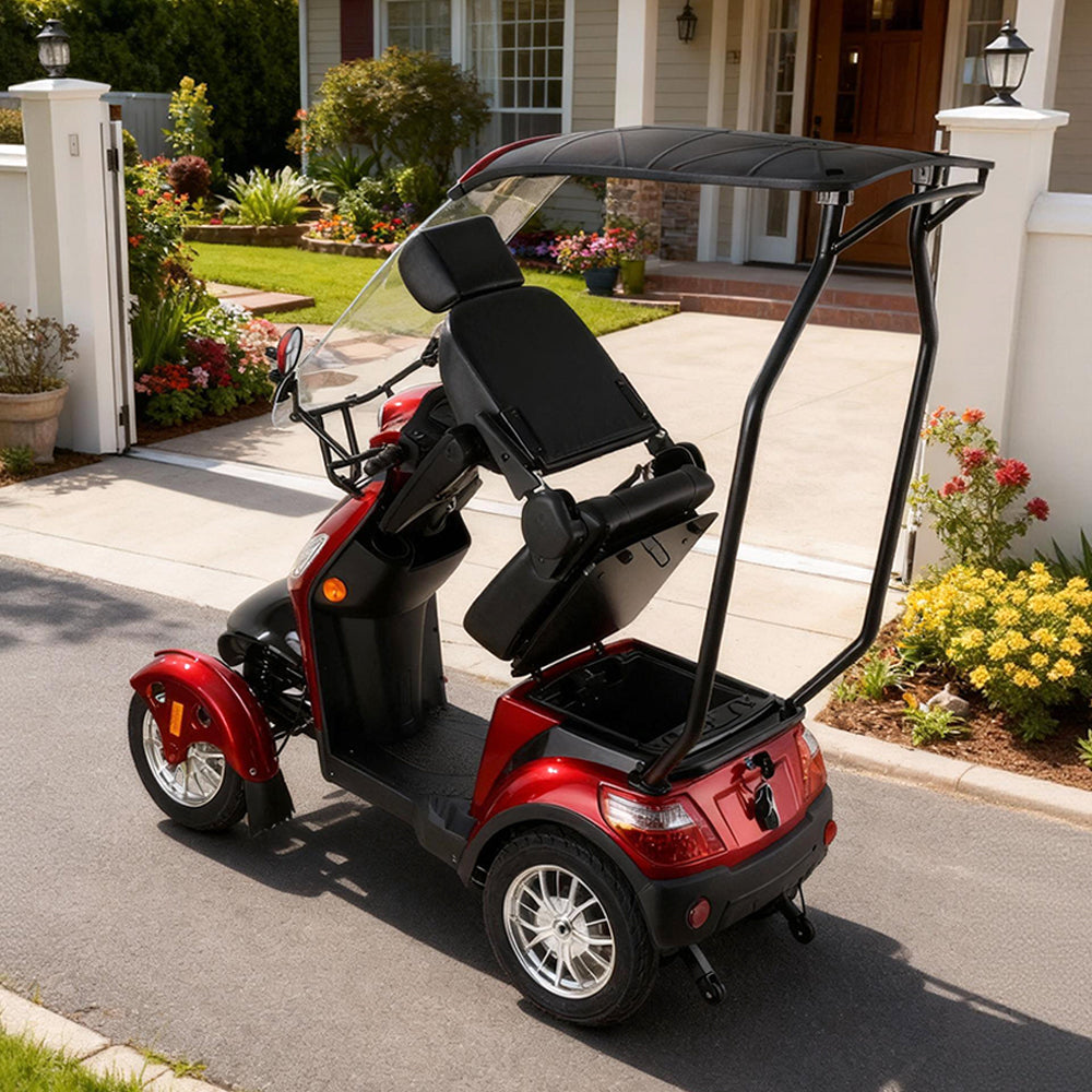 Livara B03B Electric Mobility Scooter with Canopy - 500W, 60V 20Ah image 4