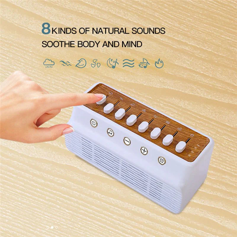 Livara Bluetooth Sleep Sound Machine - Bedroom Comfort, 8 Music Modes, Dual 5W Speakers