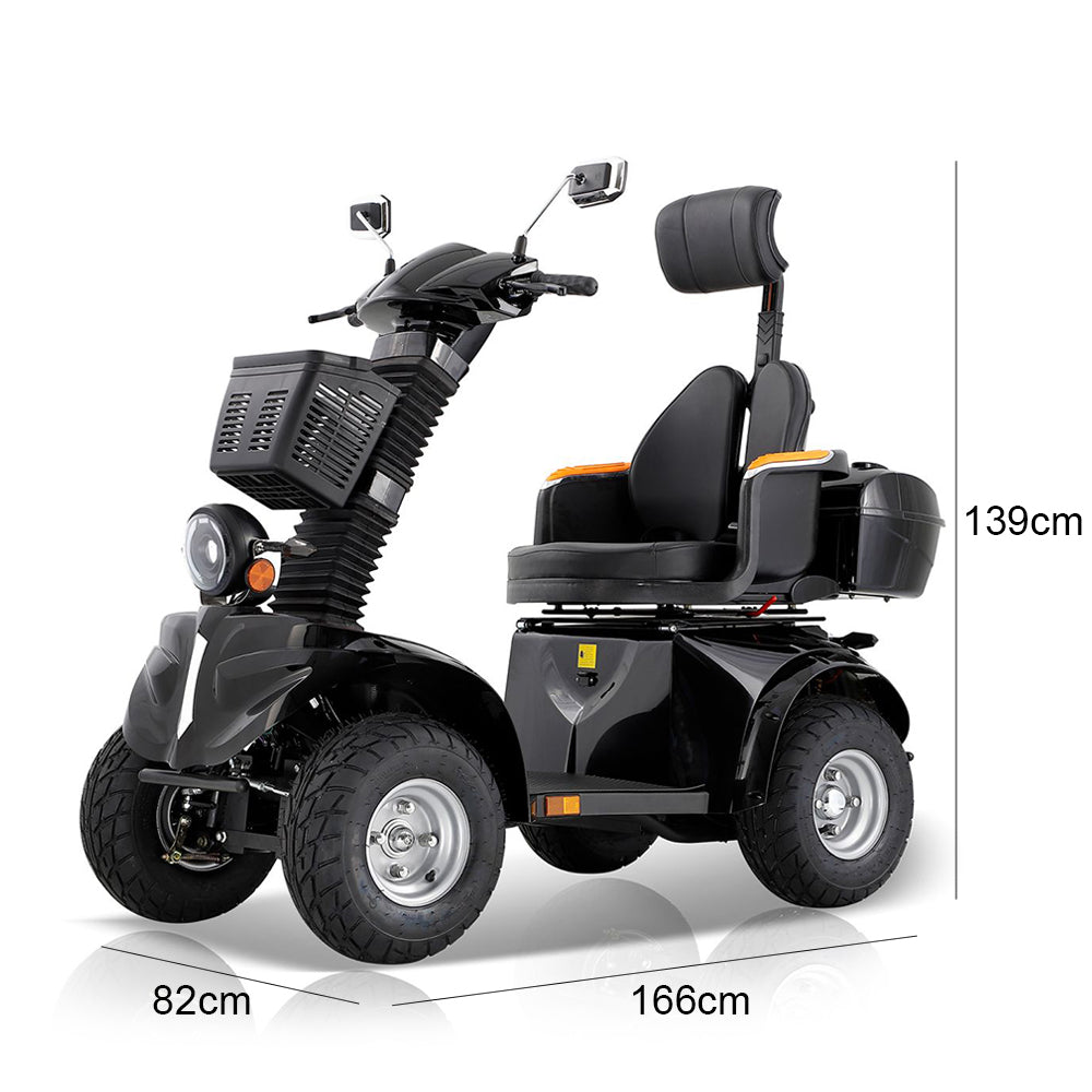 Livara DJD Adjustable Electric Mobility Scooter - 1000W, 60V 20Ah image 10