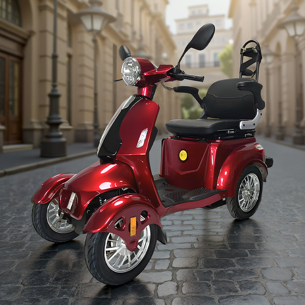 Livara 2D4L Electric Mobility Scooter - 500W, 60V 20Ah, Golf Bag Rack image 2