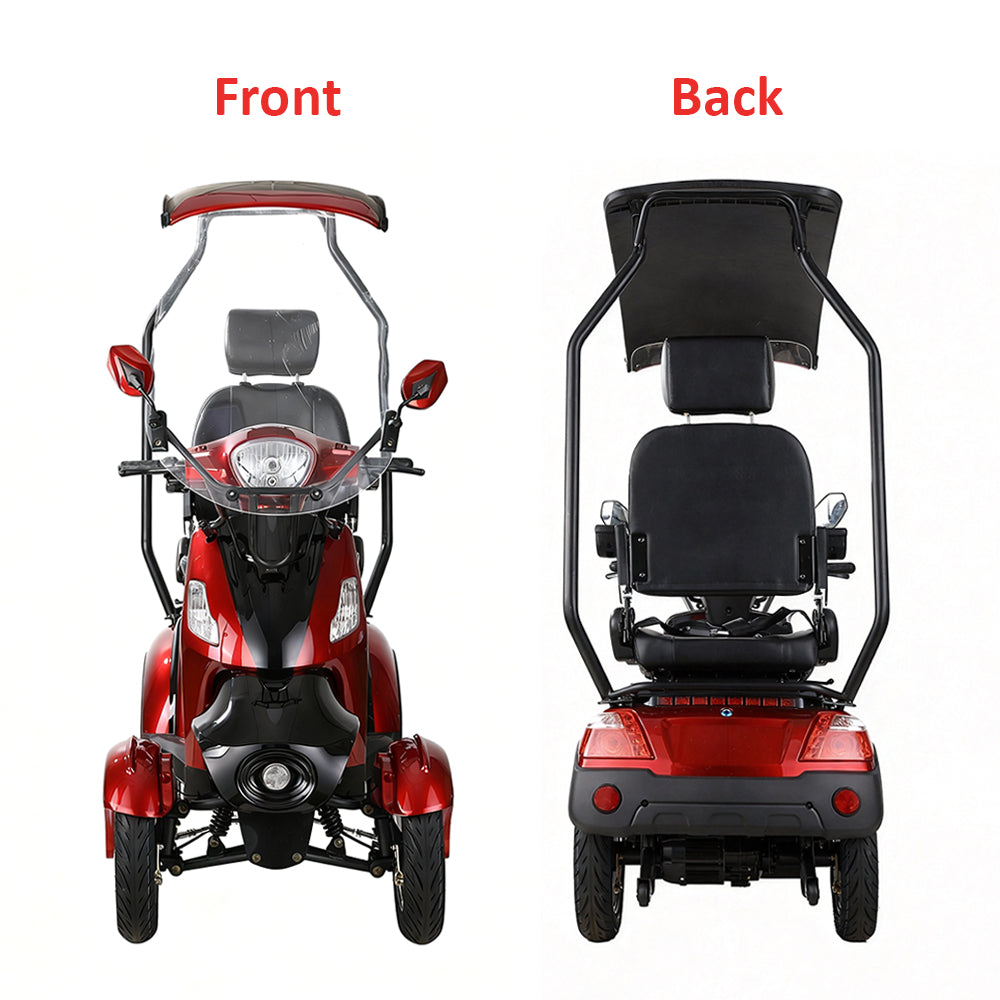 Livara B03B Electric Mobility Scooter with Canopy - 500W, 60V 20Ah image 9