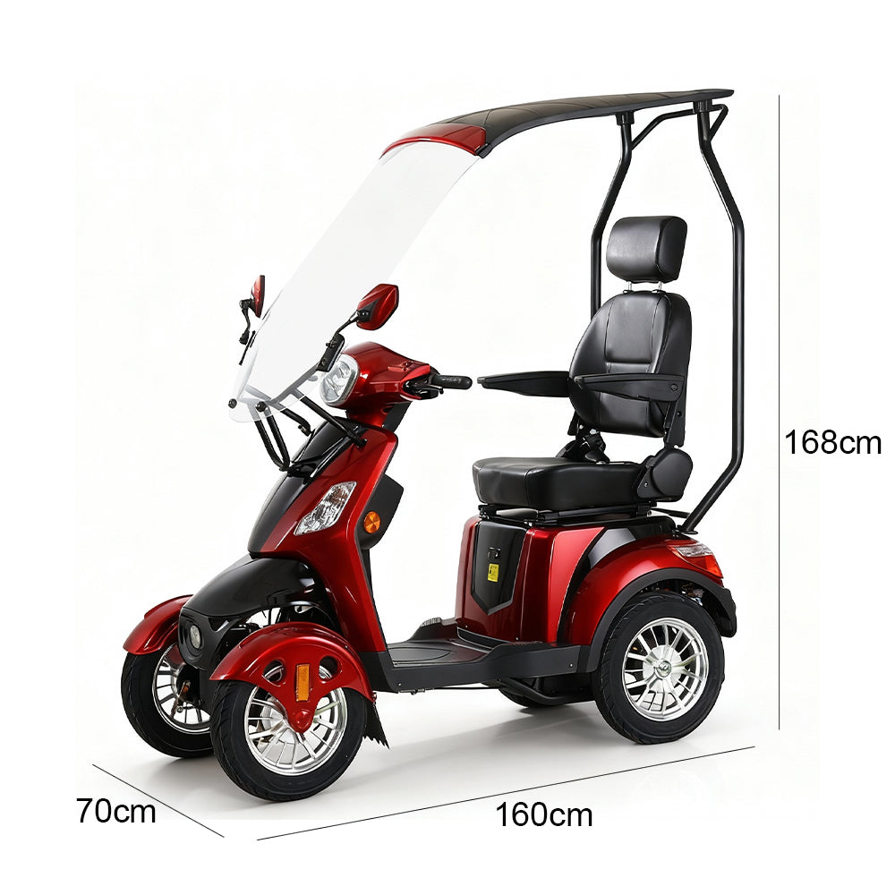 Livara B03B Electric Mobility Scooter with Canopy - 500W, 60V 20Ah image 10
