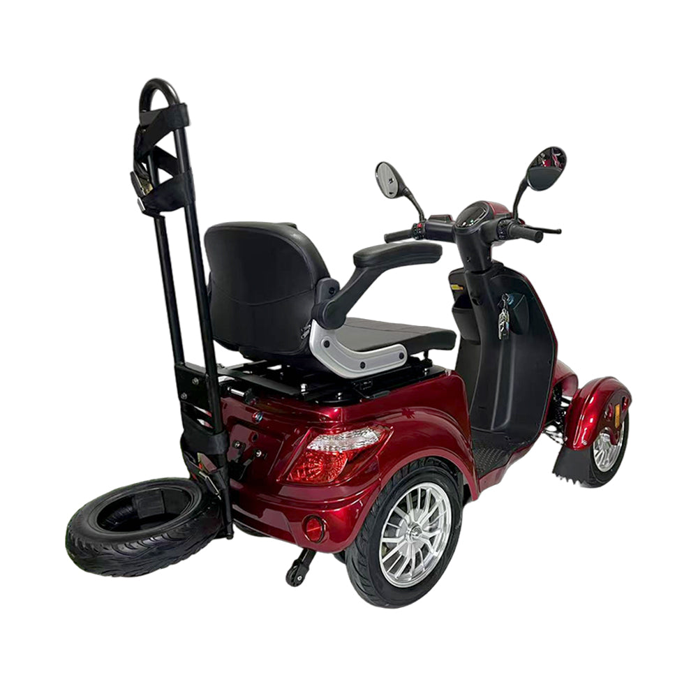 Livara 2D4L Electric Mobility Scooter - 500W, 60V 20Ah, Golf Bag Rack image 9