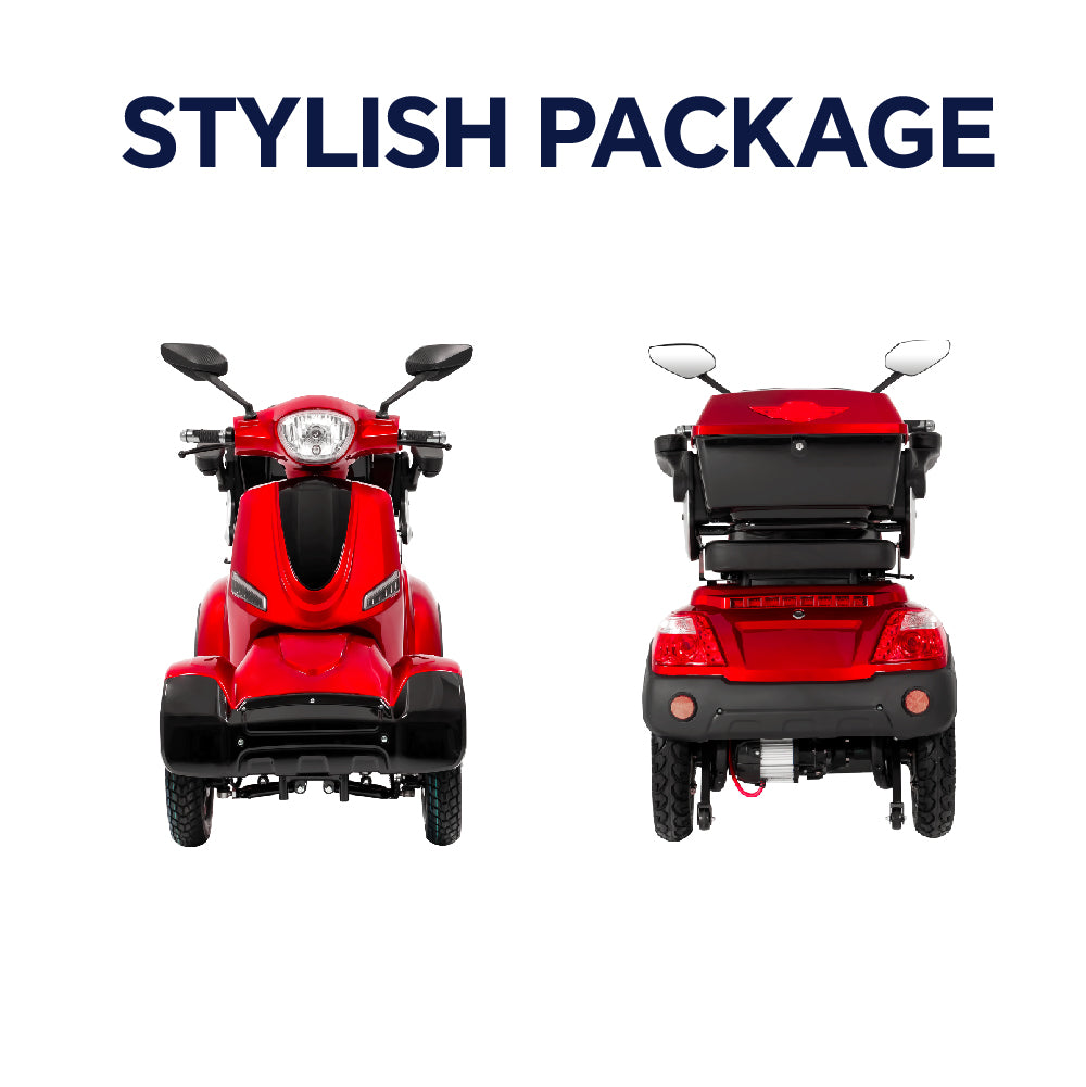 Livara Compact Mobility Aid Scooter - Elderly & Disability, 10km/h Footpath Legal, 140kg Capacity