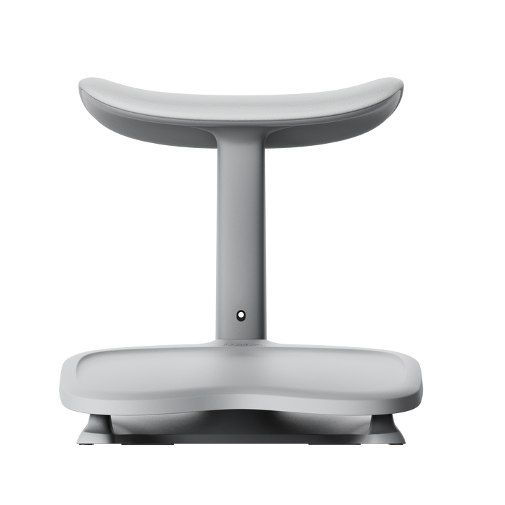 Front view of LiberNovo StepSync footrest in Space Gray