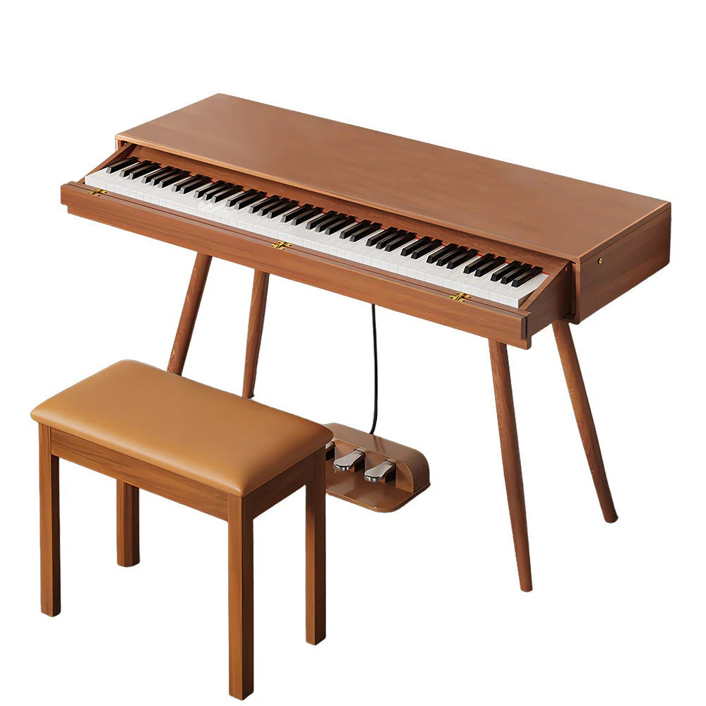 Livara 2-in-1 Weighted Digital Piano - Apartment Living, 88 Keys, Dressing Table Design