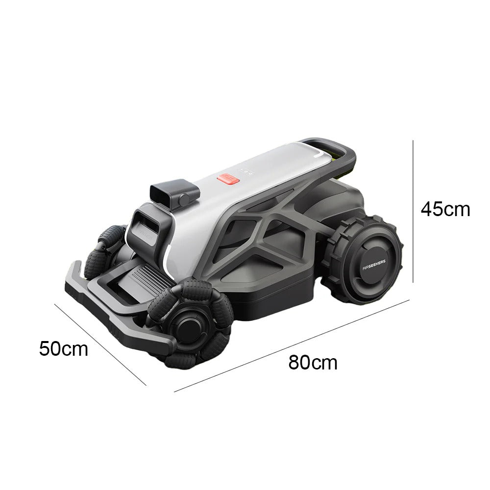 AIRSEEKERS AI Vision Robotic Lawn Mower - All-Weather Use, Smart Navigation, All-Terrain Design