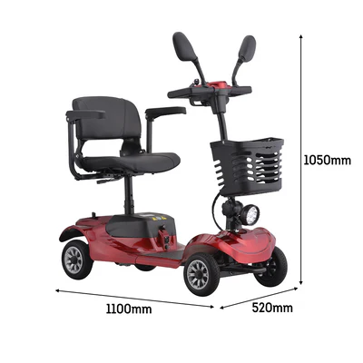 Livara Compact Mobility Scooter - Errands & Local Travel, Solid Tyres, 150kg Capacity