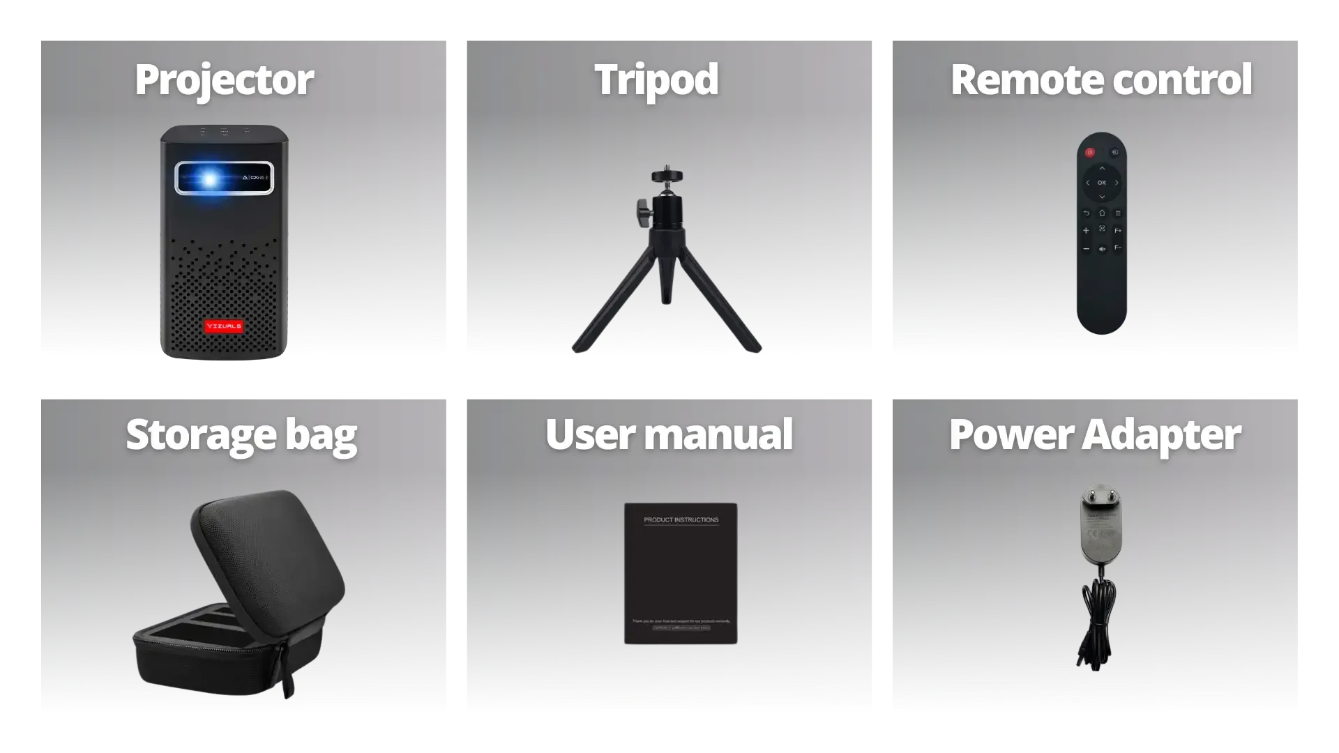Livara Portable Laser Projector - Camping & Travel, Android TV, 6000 Lumens