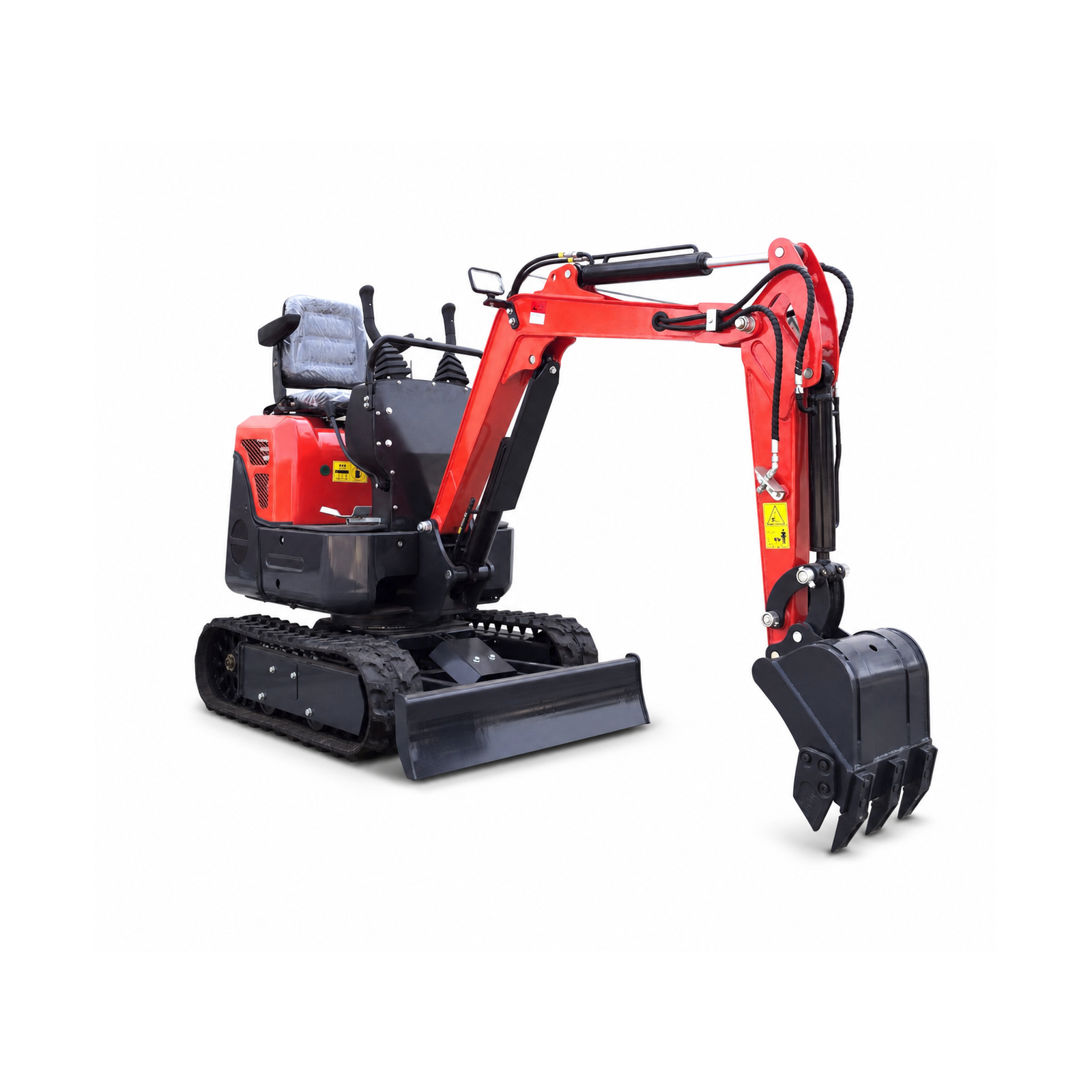OULIDE SL12-5 Mini Excavator - white studio product image