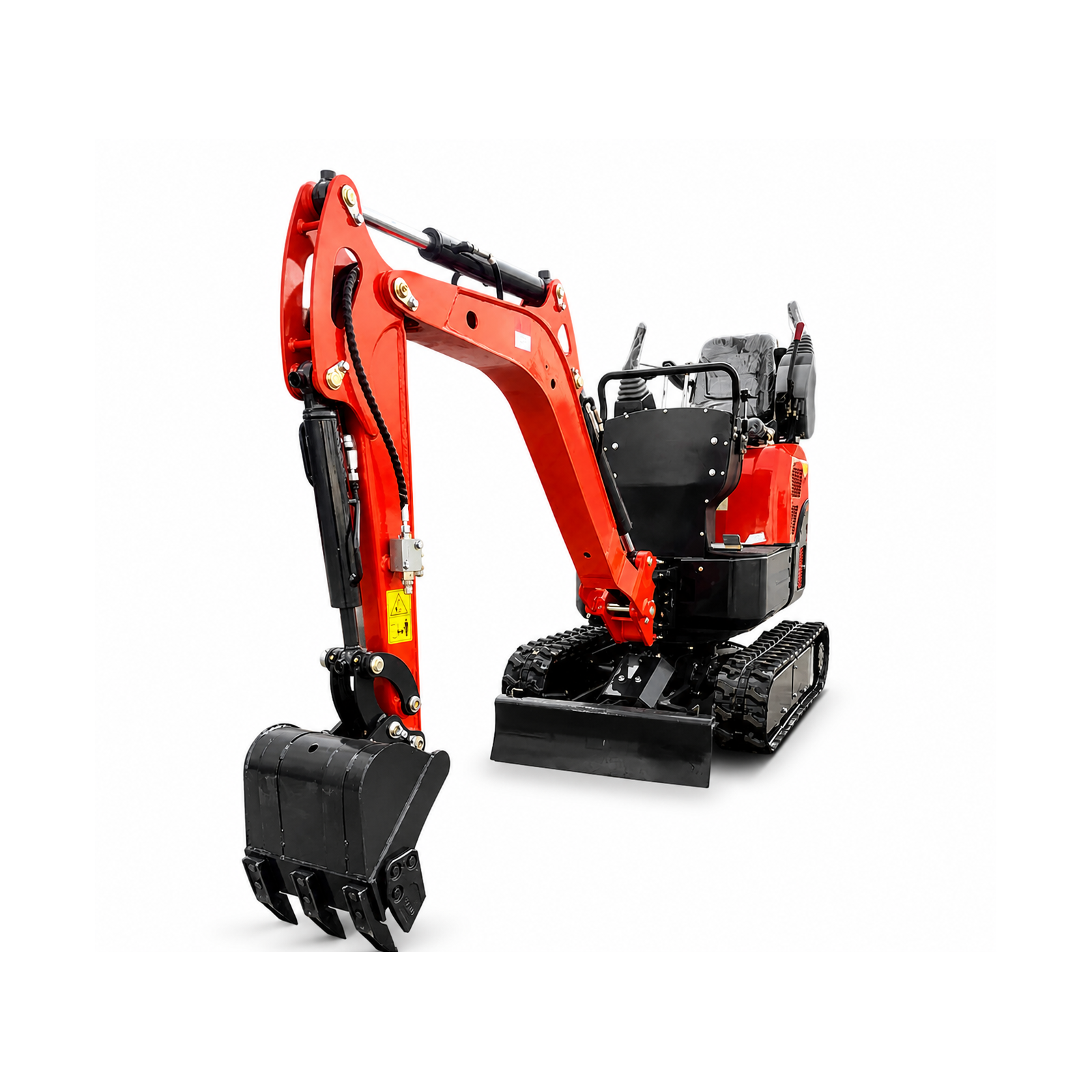 OULIDE SL12-6PS Mini Excavator - white studio product image