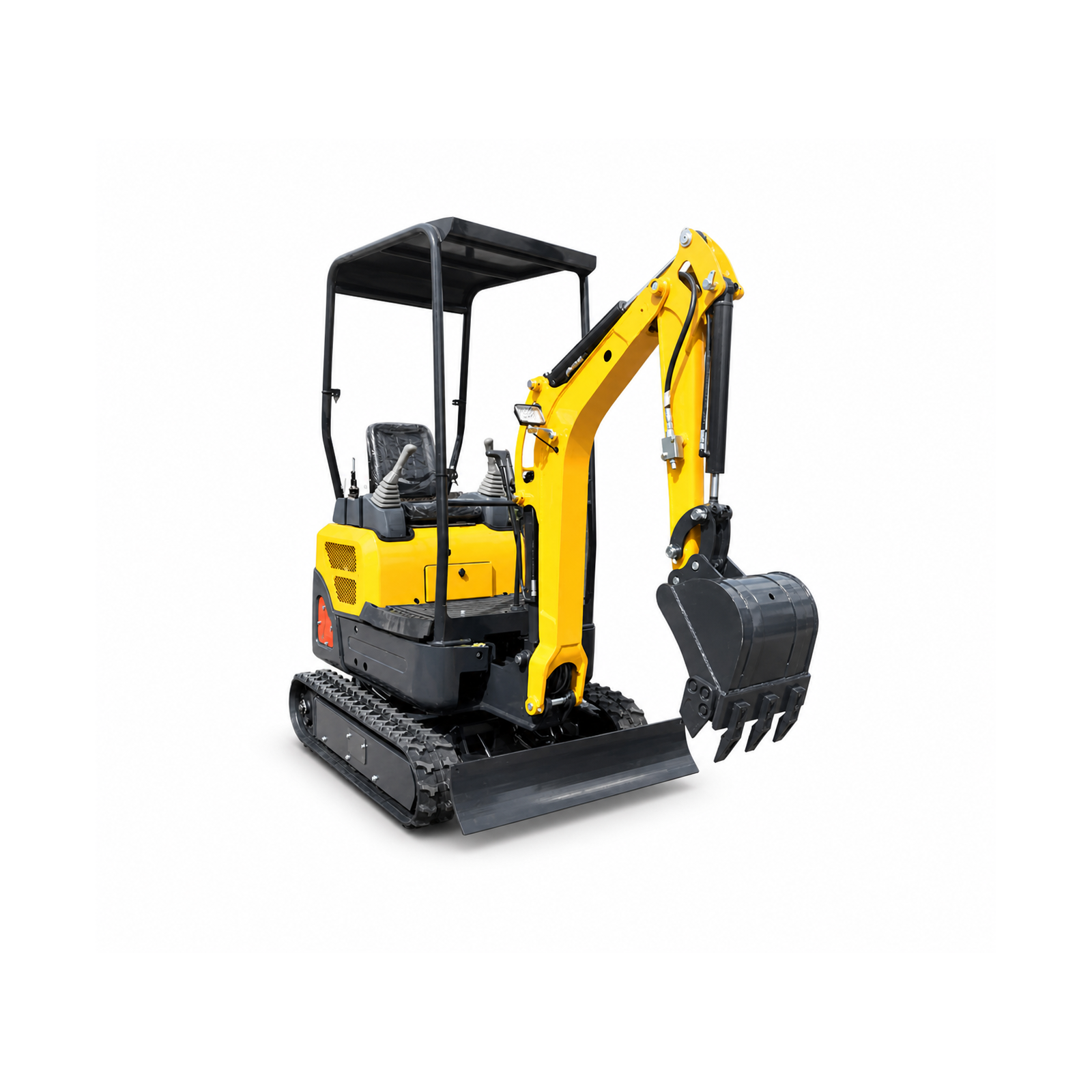 OULIDE SL15 Mini Excavator - white studio product image