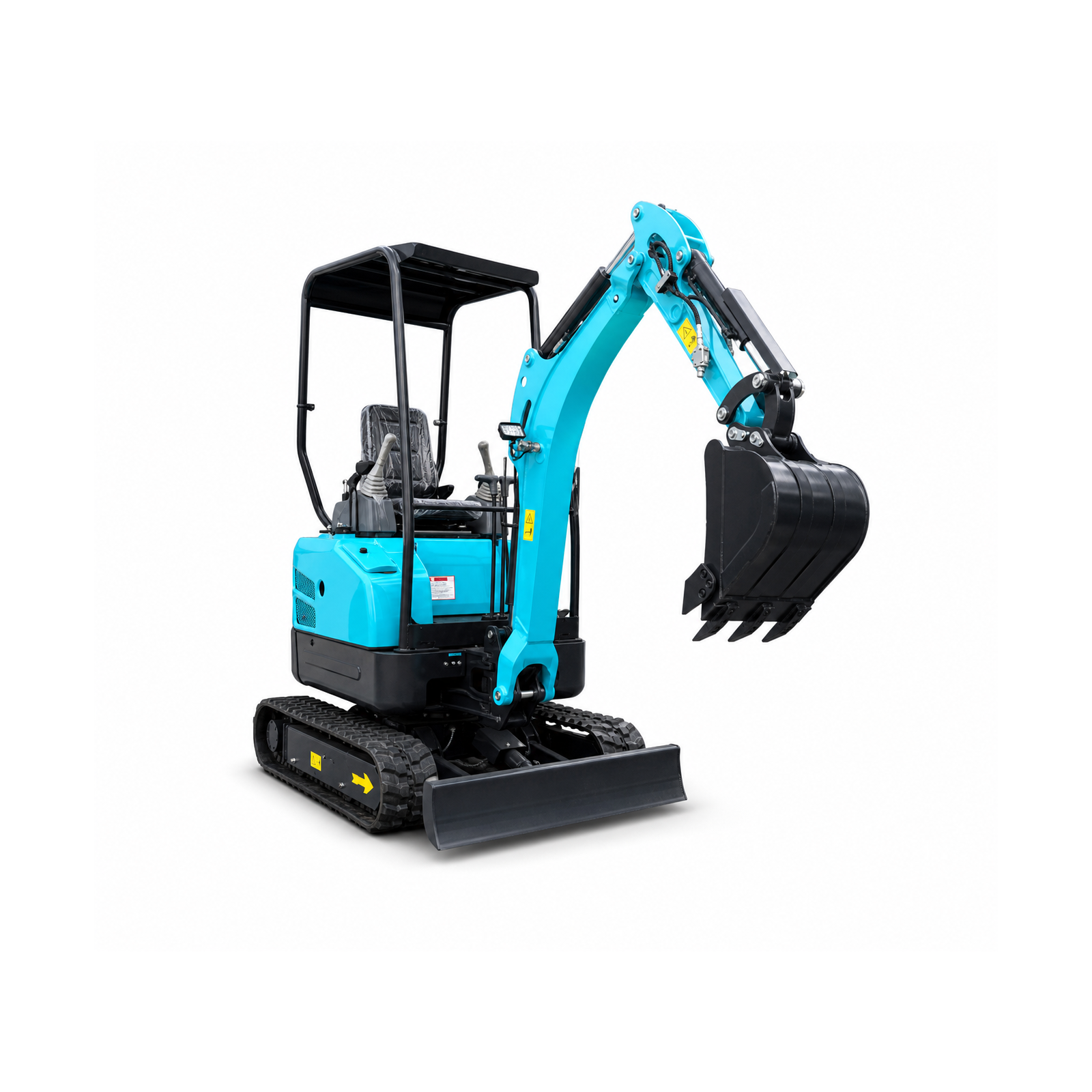 OULIDE SL20 Mini Excavator - white studio product image
