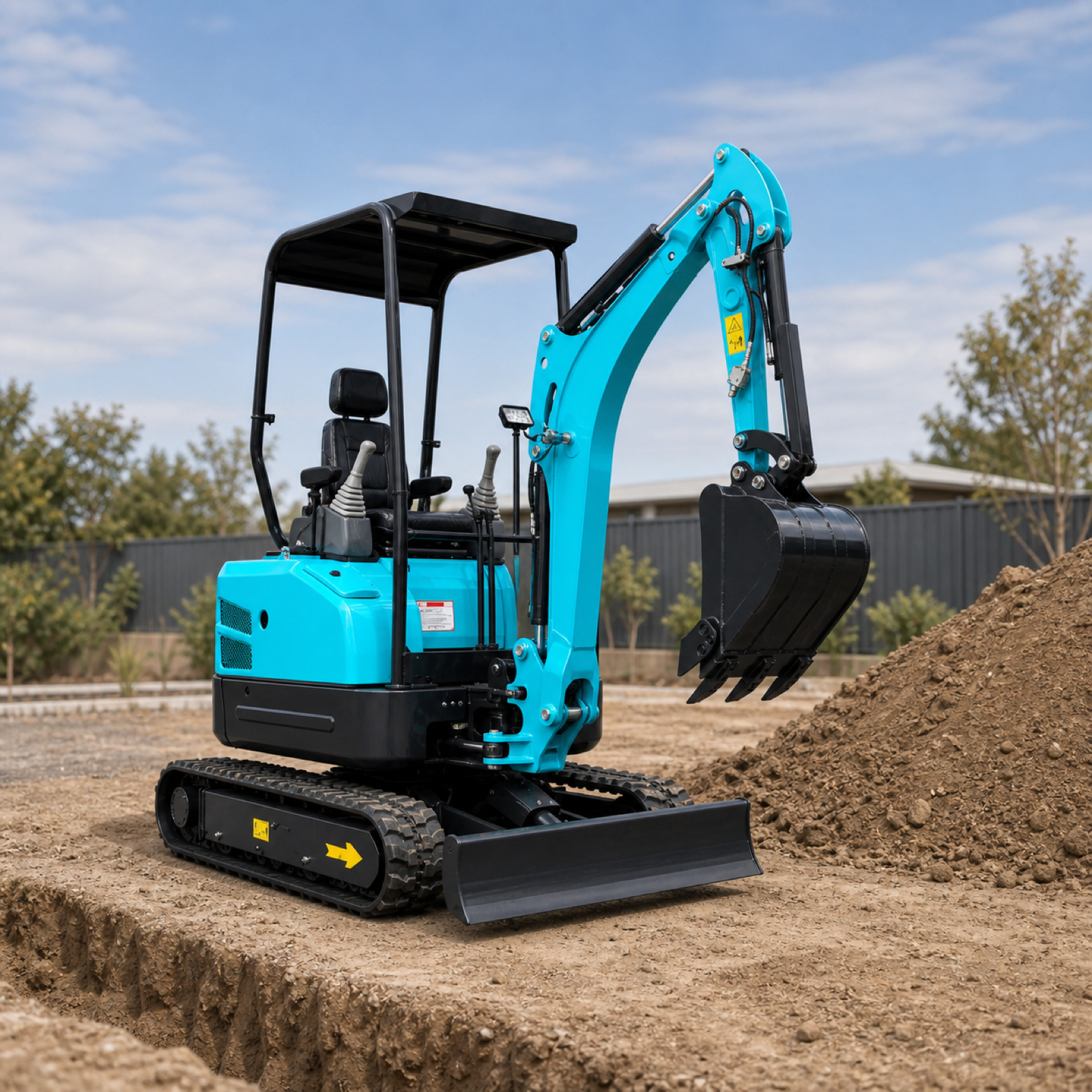 OULIDE SL23-6PS Mini Excavator - scaled lifestyle scene