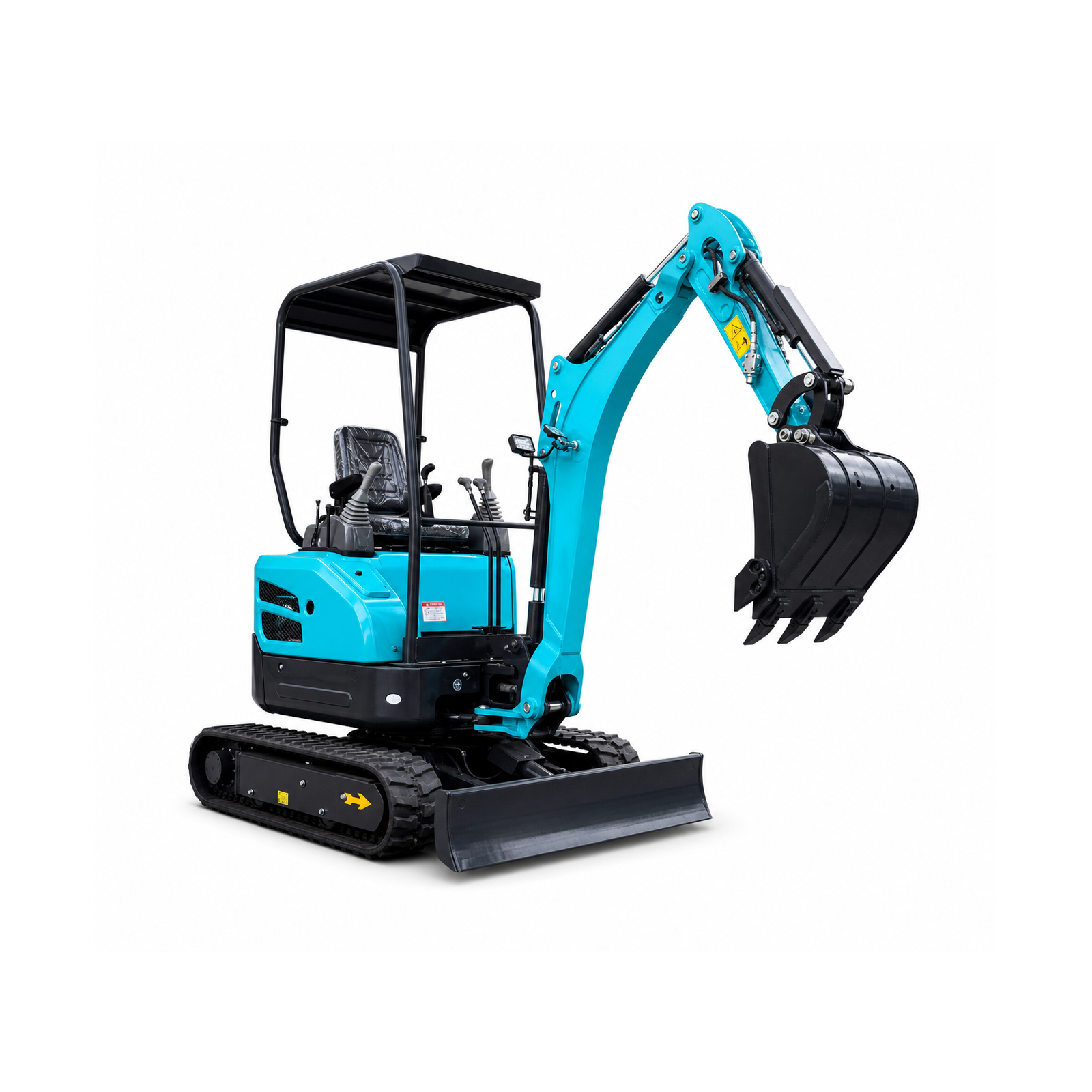OULIDE SL25-6PS Mini Excavator - white studio product image