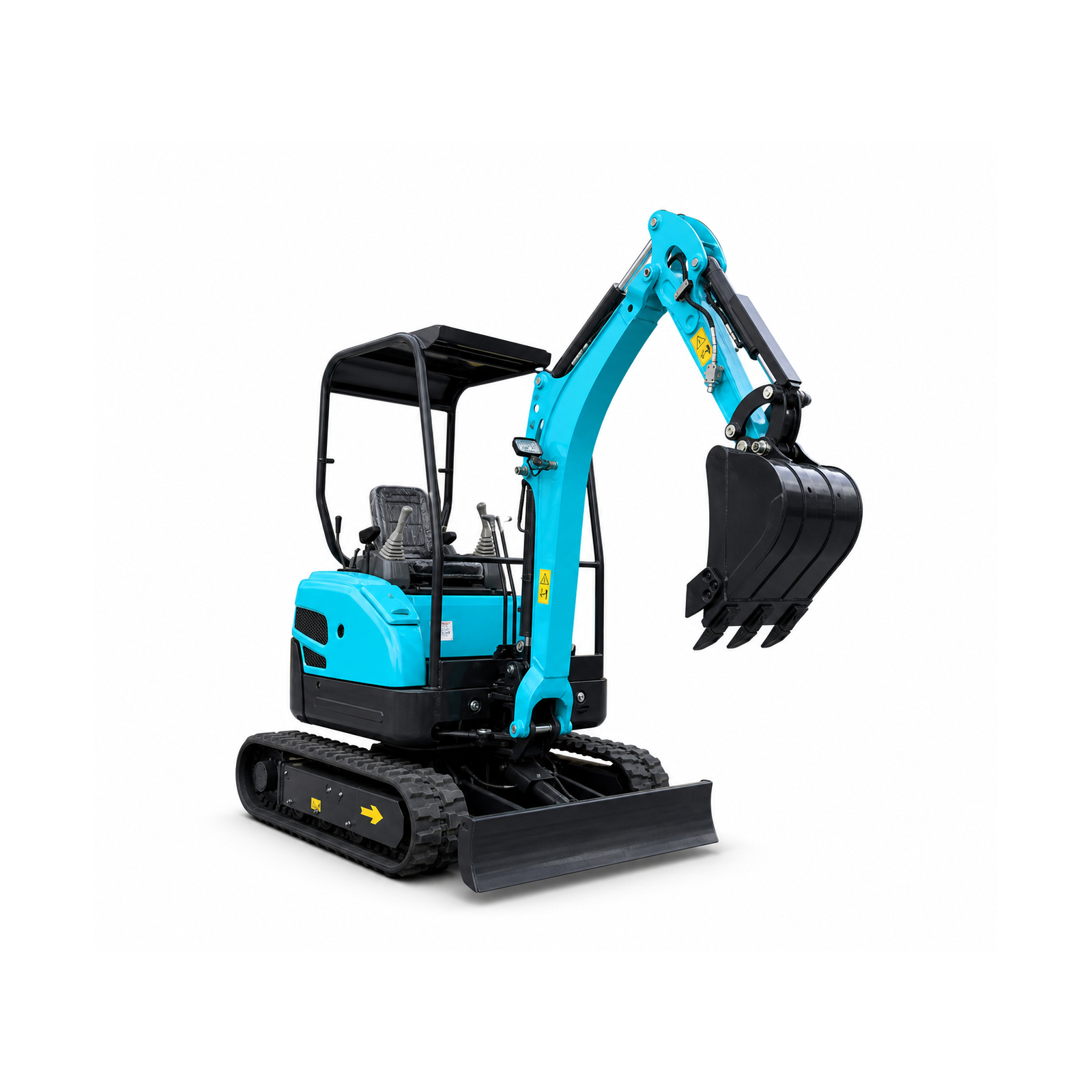 OULIDE SL27-6PS Mini Excavator - white studio product image