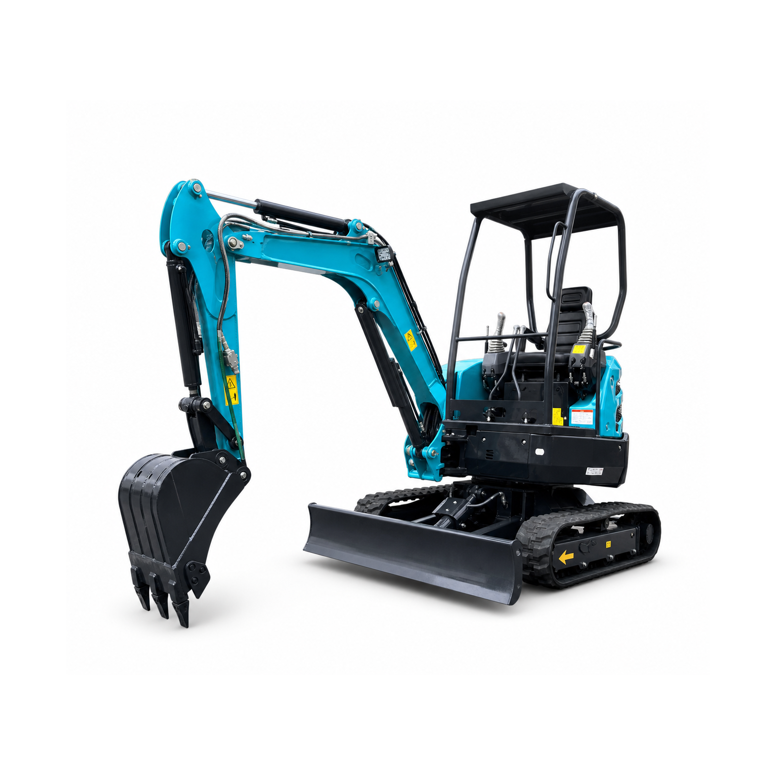 OULIDE SL30-6P Mini Excavator - white studio product image