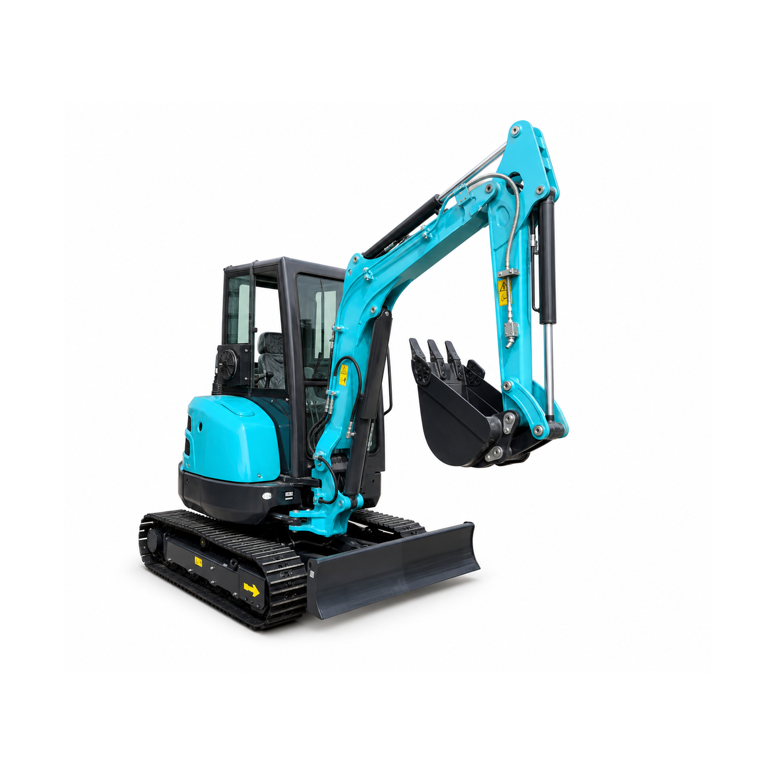 OULIDE SL40-6P Mini Excavator - white studio product image