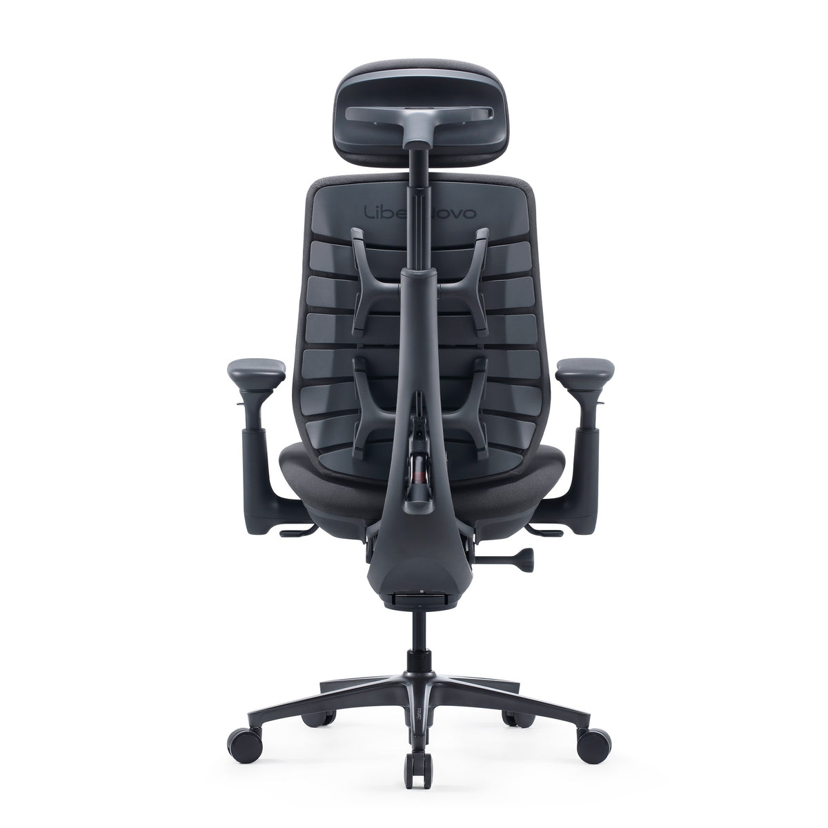 LiberNovo Maxis Manual big and tall ergonomic chair in Graphite