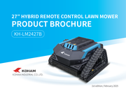 KH-LM2427B remote-control tracked lawn mower