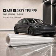 Clear glossy TPU PPF paint protection film full roll 1.52m x 15m