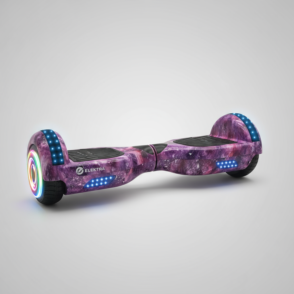 Elektra Self-Balancing Hoverboard - Family Fun, 16km/h with Bluetooth
