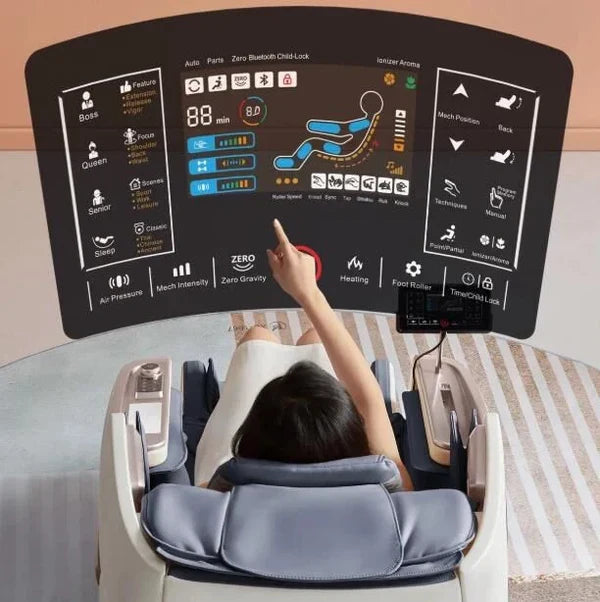 Livara Smart Full-Body Massage Chair - Daily Comfort, Capsule Design, Home Relaxation