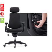 LiberNovo Omni SE dynamic ergonomic chair in Obsidian