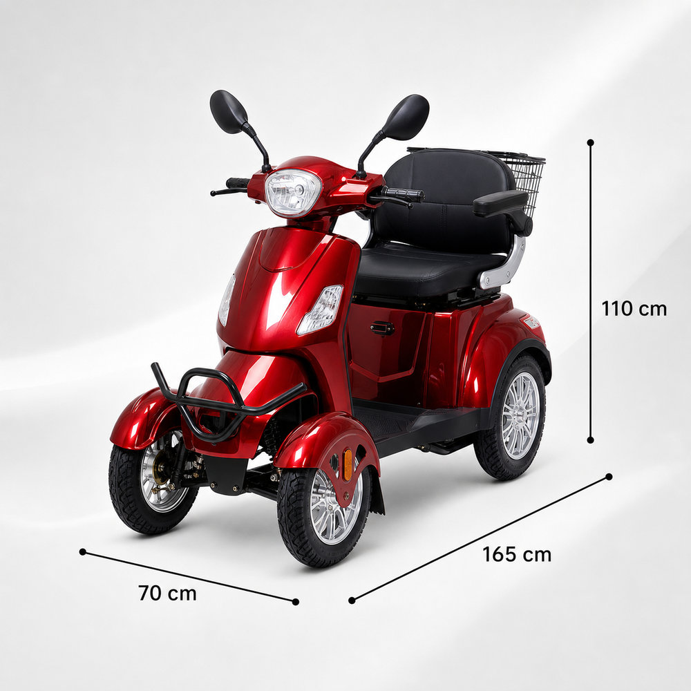 Livara Compact Mobility Aid Scooter - Elderly & Disability, 10km/h Footpath Legal, 140kg Capacity