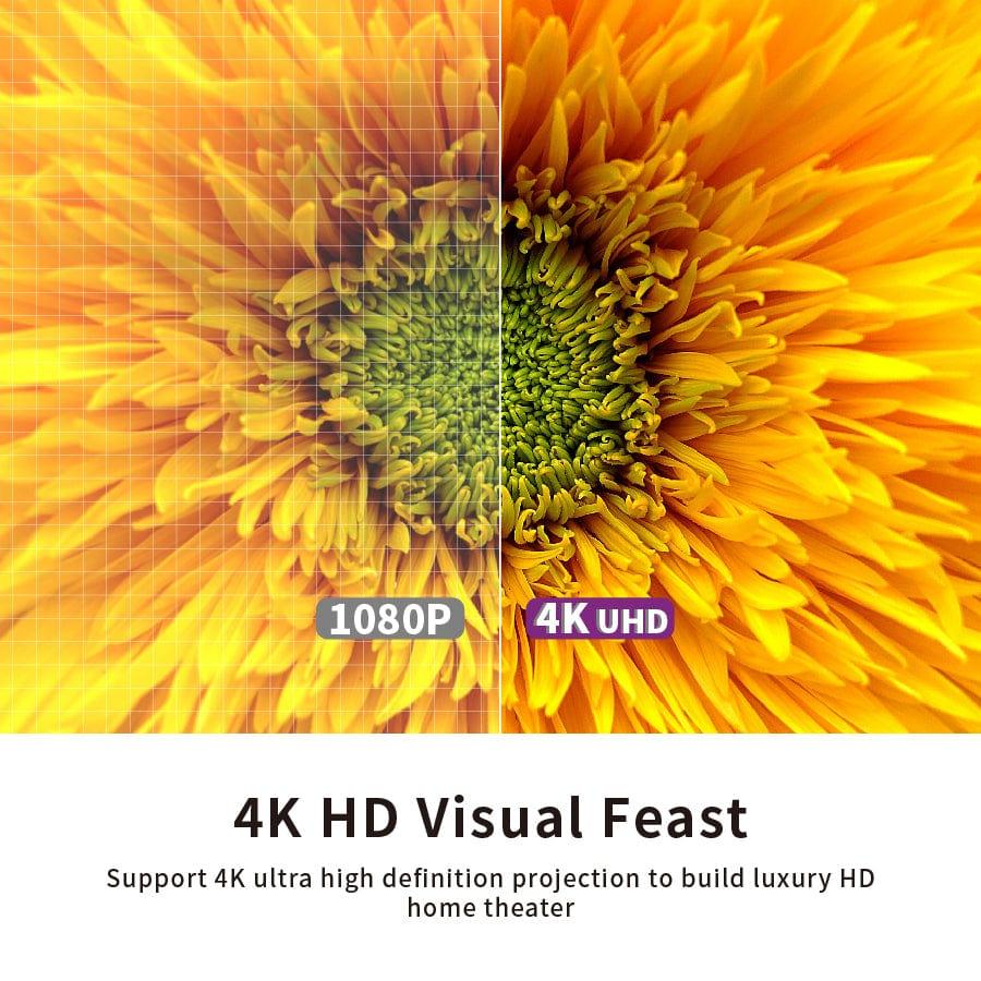 Livara Motorized Floor-Rising Projector Screen - Home Theatre, Wide Viewing Angle