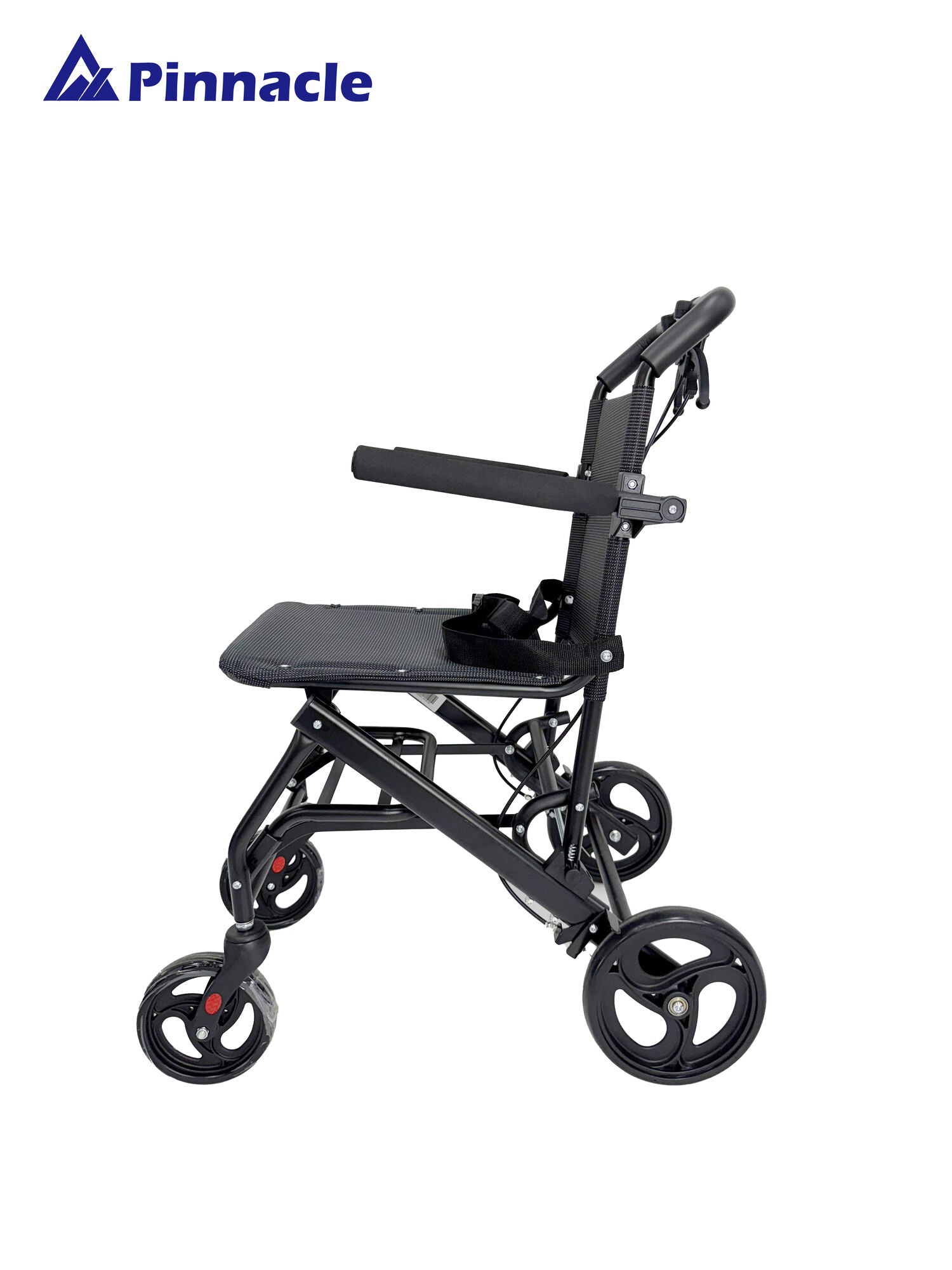 Able-Living One-Touch Fold Transit Wheelchair - Compact Travel, Attendant Brakes
