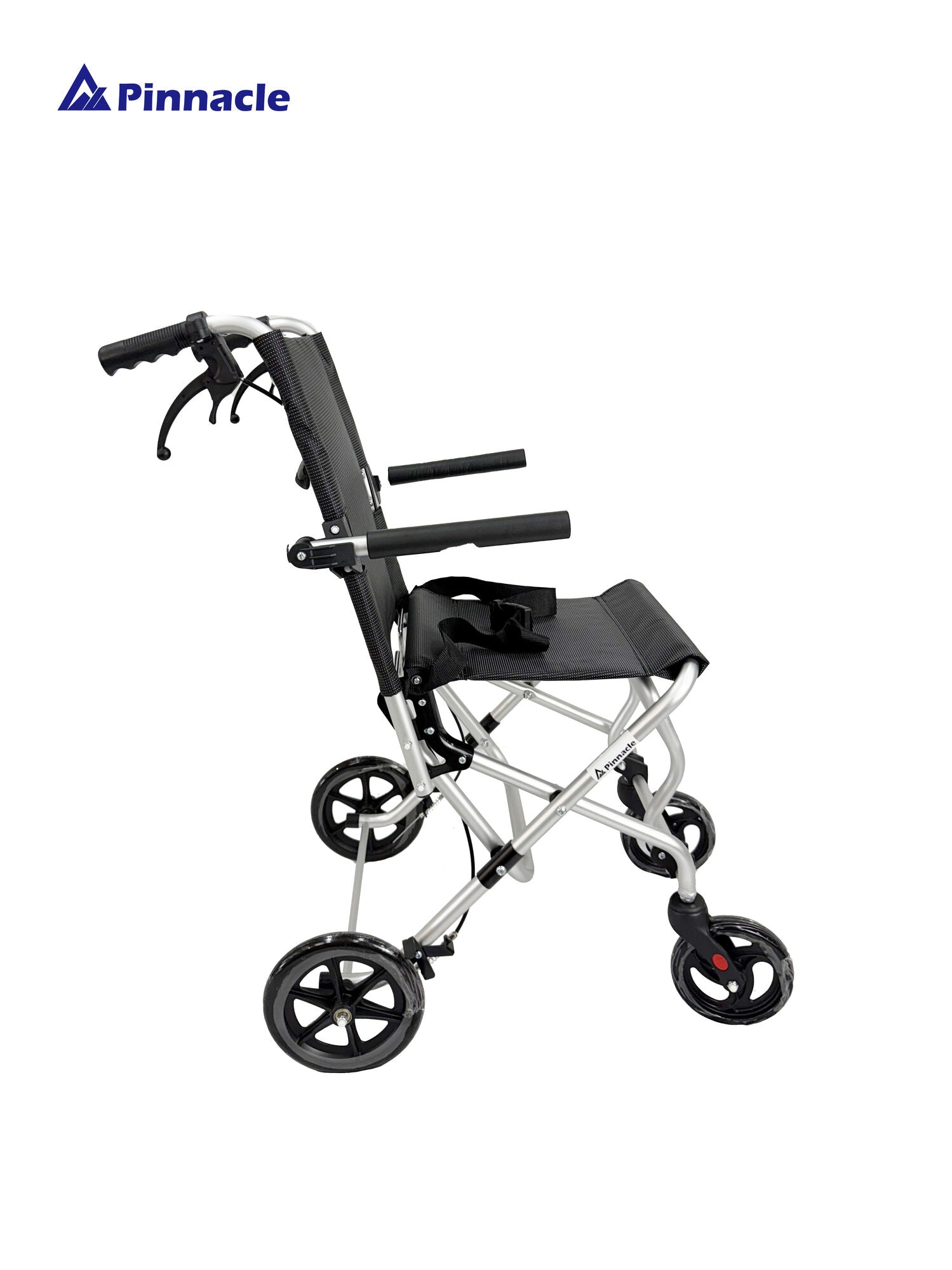 Able-Living Aluminium Foldable Transit Wheelchair - Compact Travel, 100kg Capacity