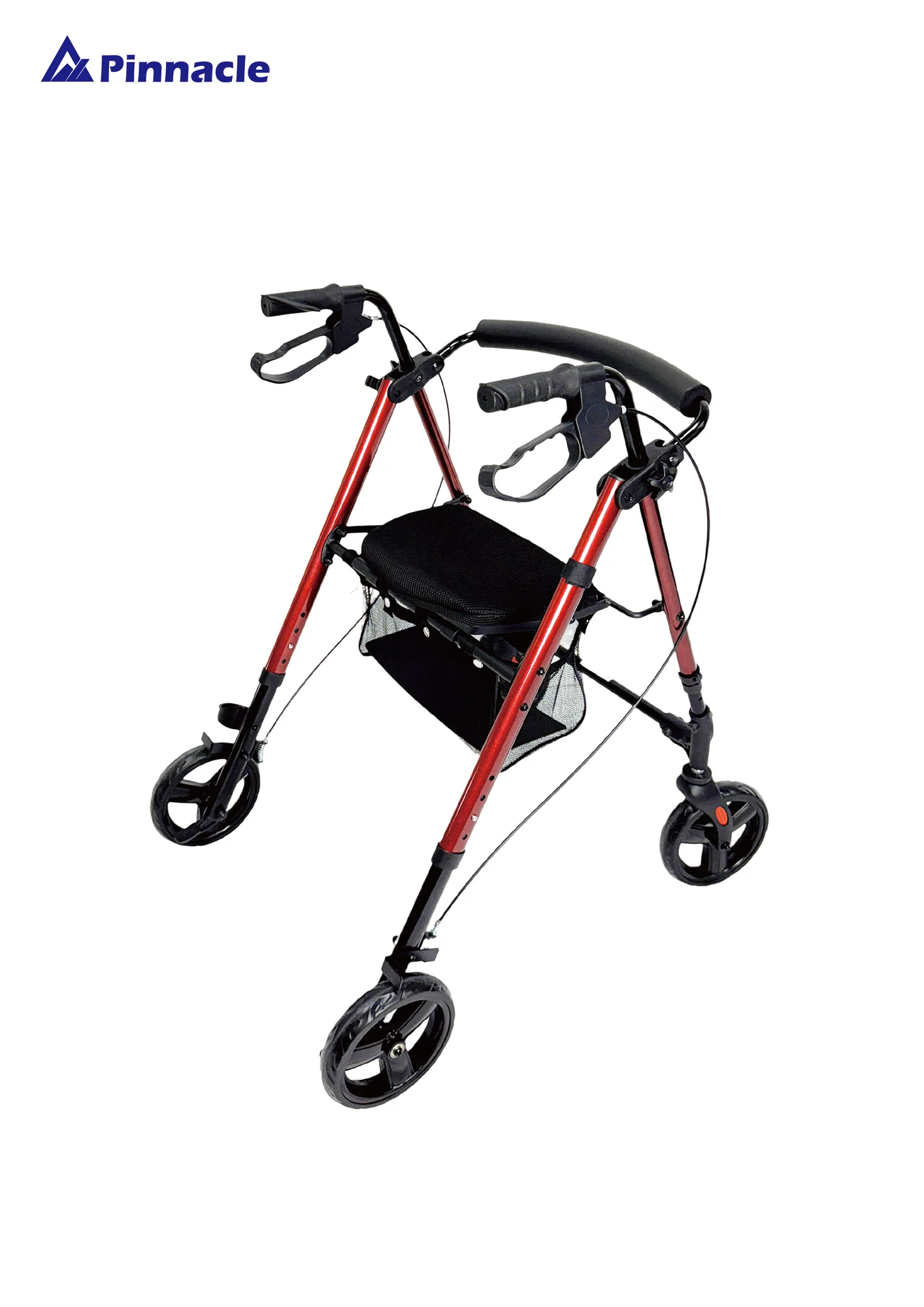 Able-Living Lightweight Foldable Rollator - Daily Mobility, Seat & Brakes