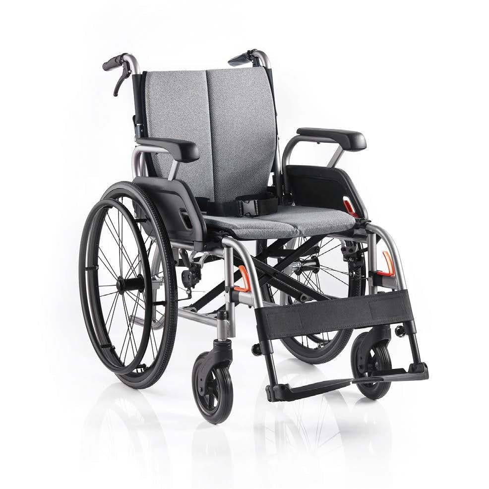 Able-Living Lightweight Self-Propelled Wheelchair - Compact Travel, Quick-Release Wheels