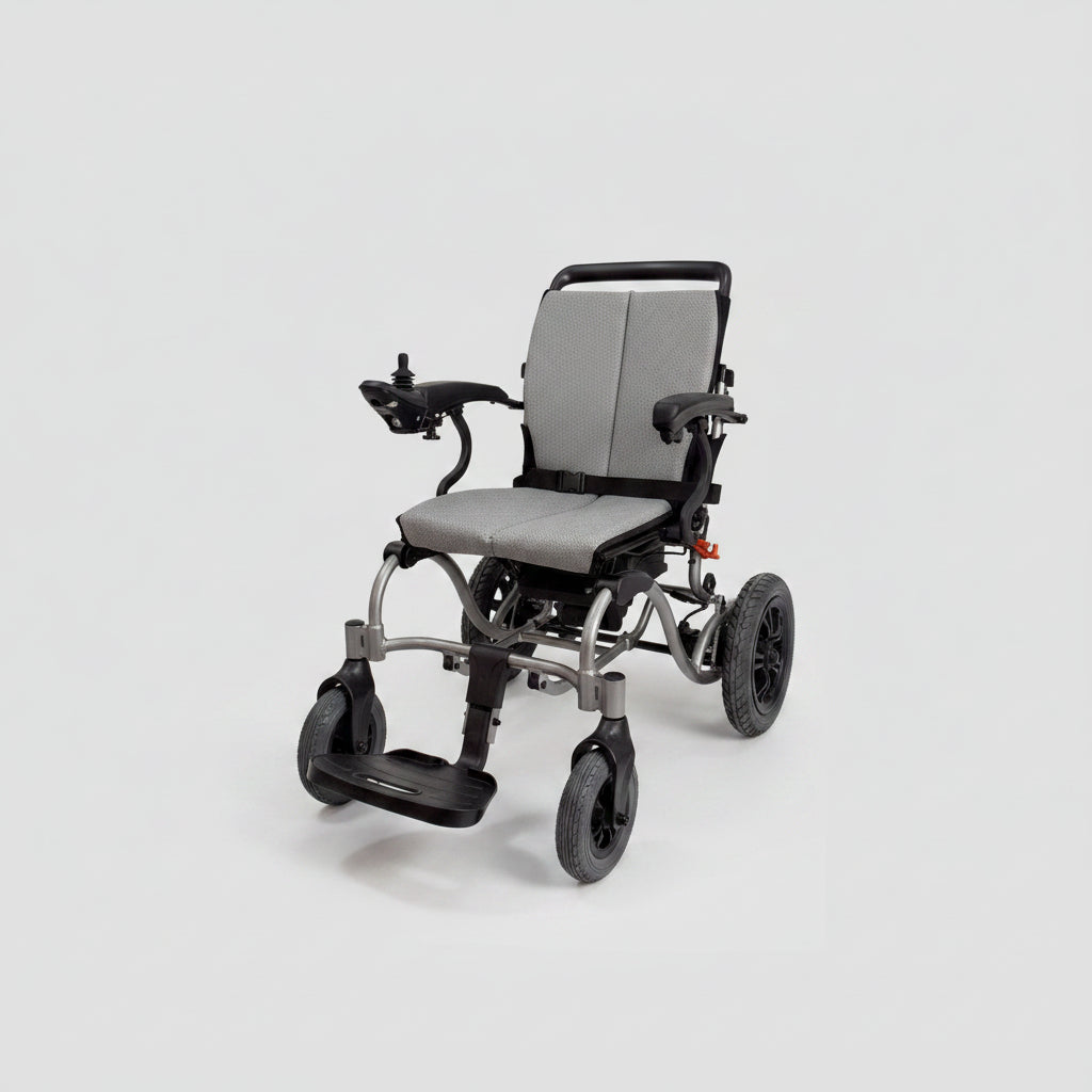 Able-Living Foldable Electric Wheelchair - Independent Travel, 20km Range, 120kg Capacity